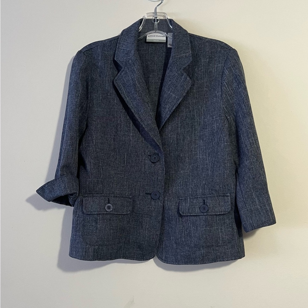 Alfred Dunner blue/gray blazer